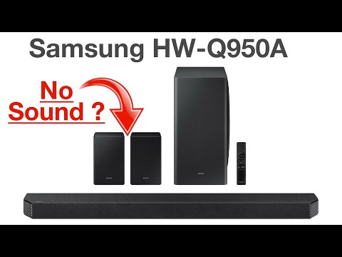 Samsung HW-Q950A: Rear Speakers Stop Making Sound? - TRY THIS