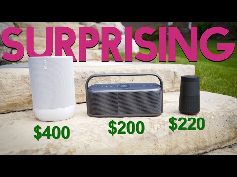 soundcore Motion X600 vs. Sonos Move vs. Bose Soundlink Revolve II