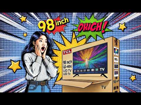 Unboxing the Massive 98” TCL QM7 Mini LED TV!